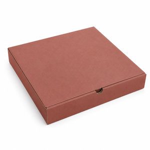 Emballages à pizza écologiques en carton ondulé brun, avec logo personnalisé, conteneurs alimentaires en kraft de taille personnalisée pour la livraison aux restaurants - Product Image 4