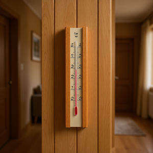 เทอร์โมมิเตอร์วัดอุณหภูมิห้องทีเอฟเอ ดอสท์มันน์ โอ๊ค 20.5x4 ซม. แพ็ค 10 ชิ้น - Product Image 3