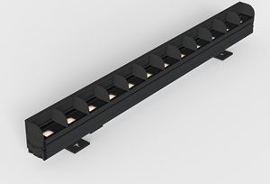 Applique murale extérieure linéaire LED RVB étanche IP66 DMX, utilisée pour l'éclairage de contour d'architecture de paysage - Product Image 5