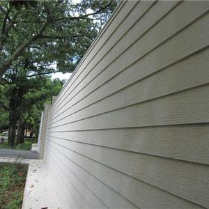 חיפוי לוח קיר מודרני חיצוני עם אפקט גרגר עץ לוחות צמנט קיר לבניין הבית - Product Image 4