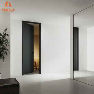 Orkaanbestendig Aluminium Houten Deur Windsnelheid 200kmh Voor Stormgebied - Product Image 1