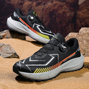नए उत्पाद यांत्रिक शैली डिजाइन विरोधी पर्ची अवकाश ट्रेल रनिंग और लंबी पैदल यात्रा पर्वत जूते पुरुषों आउटडोर स्नीकर - Product Image 2