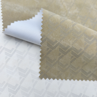 Tissu en cuir PU super doux sans PFAS, 0,2 mm d'épaisseur, coupe-vent avec doublure en polyester pour vestes et accessoires pour hommes, personnalisable