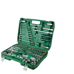 Kit <span class=keywords><strong>de</strong></span> <span class=keywords><strong>Herramientas</strong></span> Manuales <span class=keywords><strong>de</strong></span> Acero al Carbono 121 Piezas Juego <span class=keywords><strong>de</strong></span> Llaves para Reparación Mecánica <span class=keywords><strong>Automotriz</strong></span> OEM con Maletín Rígido - Product Image 1