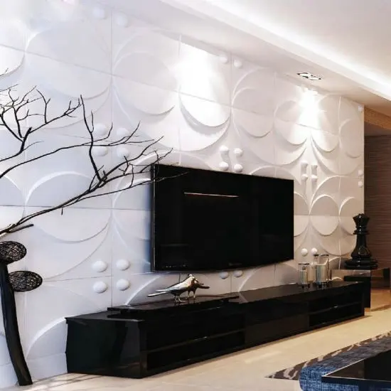 Paneles de pared de pvc 3d para sala de estar, impermeables, para papel tapiz geométrico, gran oferta, 2021
