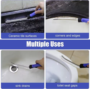 Fournitures <span class=keywords><strong>de</strong></span> nettoyage <span class=keywords><strong>pour</strong></span> la maison Brosses à récurer <span class=keywords><strong>pour</strong></span> le coulis <span class=keywords><strong>Joints</strong></span> profonds <span class=keywords><strong>pour</strong></span> <span class=keywords><strong>carrelage</strong></span> Poils rigides et angulaires - Product Image 5