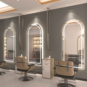 Miroir intelligent LED en verre sans cadre <span class=keywords><strong>de</strong></span> haute qualité avec design Art Déco pour <span class=keywords><strong>salon</strong></span> <span class=keywords><strong>de</strong></span> <span class=keywords><strong>coiffure</strong></span>, équipement <span class=keywords><strong>de</strong></span> <span class=keywords><strong>salon</strong></span> - Product Image 3