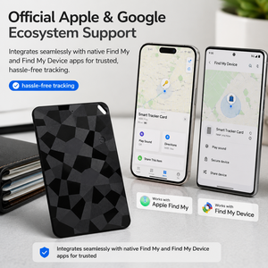 Carte <span class=keywords><strong>de</strong></span> suivi GPS intelligente certifiée MFi officielle pour Apple et Google Find My Device, localisateur <span class=keywords><strong>de</strong></span> portefeuille avec <span class=keywords><strong>historique</strong></span> <span class=keywords><strong>de</strong></span> <span class=keywords><strong>navigation</strong></span> - Product Image 2
