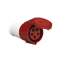 Connecteur et prise en cuivre rouge 5 broches 5A, étanche IP44, pour montage en surface, faisceau de câblage pour 120V