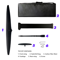 Vente chaude 2025 JFS ART Pro 1401 Hydrofoil haute performance 1611 cm² Mât en aluminium + carbone Léger et rigide Kitesurf SUP Wingfoil