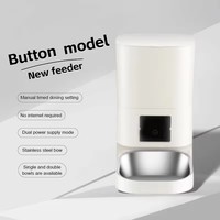 Distributeur automatique de nourriture pour animaux de compagnie 6,5 L avec contrôle des portions programmé et enregistrement vocal de 15 secondes pour chats et chiens