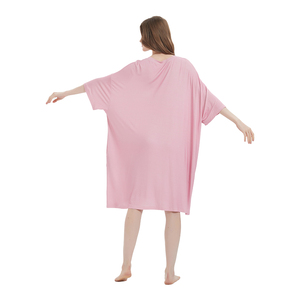 Abito da <span class=keywords><strong>notte</strong></span> stampato personalizzato OEM abbigliamento da <span class=keywords><strong>notte</strong></span> Sexy oversize da donna t-shirt per dormire - Product Image 5