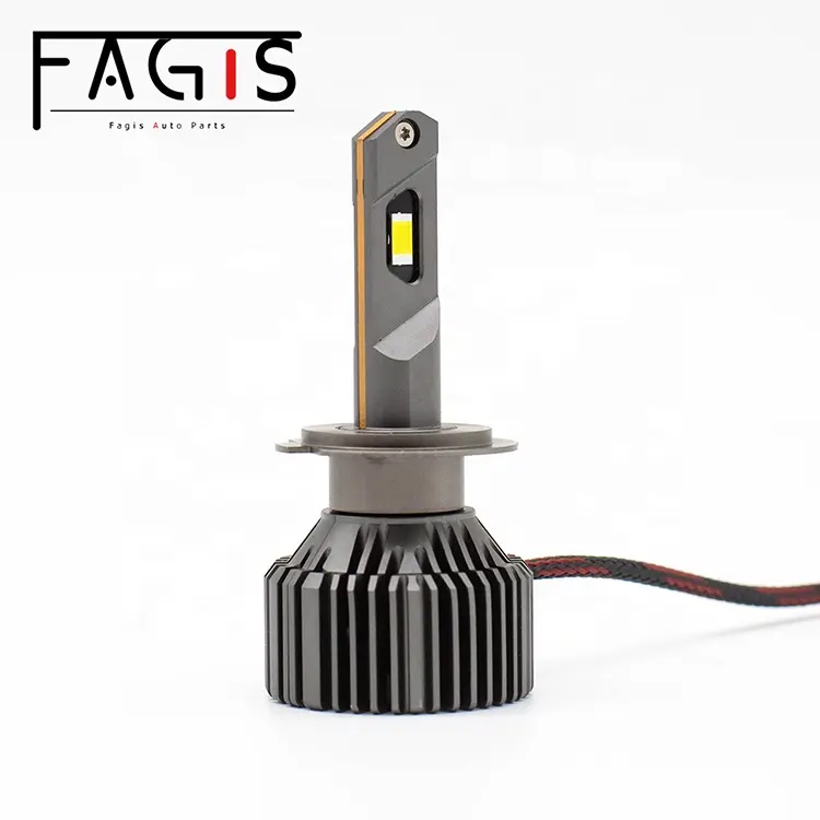 LED per auto H7 R6 3570 chip 56 watt 6000lm 6500k con sistema di raffreddamento H7 LED