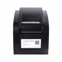 Printer kode batang termal XP-350B 3 inci, Printer kode QR untuk sistem POS dengan garansi 1 tahun