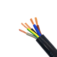 2.5mm2-16mm2 Cable de alimentación de cable real flexible de PVC Muestra gratis 2-5 Conductor de aluminio revestido de cobre sólido de núcleo