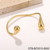 Brazalete Fanke de Acero Inoxidable 316L para Mujer, Joyería Moderna de Alta Gama, Novedades de Primavera 2025, Venta al Por Mayor