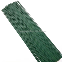 Fil de fleuriste écologique vert peint de 46 cm de long, calibre 22, pour la décoration de remise de diplômes, Halloween et Noël (vente en gros)