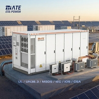 Système de Stockage d'Énergie Conteneurisé MATE US Market BESS 5MWh avec Batterie LiFePO4 et Refroidissement Liquide pour l'Intégration au Réseau des Centrales Photovoltaïques