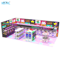 Machine à jeux d'arcade à pièces en métal avec garantie d'un an, machine à prix de jeu d'arcade multicolores