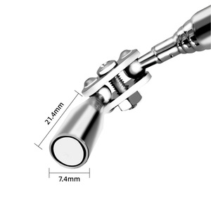 Yunbei Yb Magnetic Pickup Tool 1.5 Lb 5 Section Silver Angled Extendable Rod For Auto Repair - Product Image 4