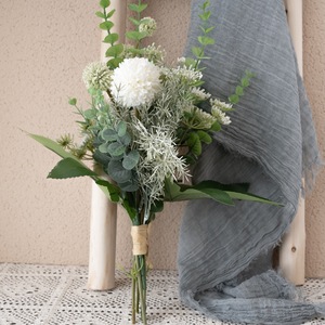 Bouquet de fleurs artificielles Qili pour mariage, décoration à tenir en main CF01050 - Product Image 1