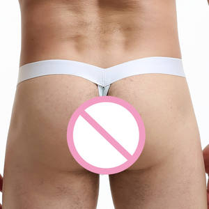 Voor Merk Fabriek Groothandel Sexy Transparante Mesh Ademende Gay Strings Nylon/Spandex Snel Droog Olifant Neus <span class=keywords><strong>Penis</strong></span> Zak - Product Image 4