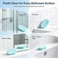 Tablettes nettoyantes professionnelles pour surfaces de salle de bain, tablettes effervescentes à dissolution rapide pour baignoires, carreaux et éviers, nettoyage en profondeur