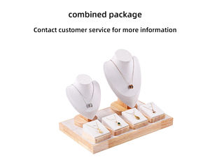 Роскошное кольцо Tongxing на заказ, ожерелье, дисплей, ювелирные изделия, реквизит, демонстрация портрета, ожерелье, подставка под грудь, деревянные серьги, упаковка для ювелирных изделий - Product Image 6