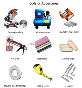 Mua giá rẻ độ bền cao hoàn thành trắng Tường Sàn Vinyl Ốp chân tường Hội Đồng Quản trị bền vững WPC sàn ván chân tường TRIM với tái chế PS - Product Image 6