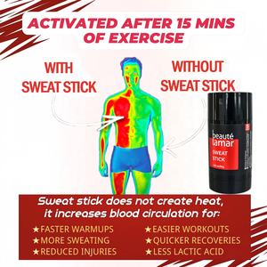 Barra Potenciadora del Sudor <span class=keywords><strong>Corporal</strong></span> para Entrenamiento, Fórmula Quemagrasas, Crema para Aumentar la Sudoración, Escultura <span class=keywords><strong>Corporal</strong></span>, Ingredientes Naturales - Product Image 4