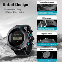 Montre de sport pour homme North Edge Apache-D, altimètre, baromètre, boussole, étanche, ordinateur de plongée, vente en gros, Reloj Hombre