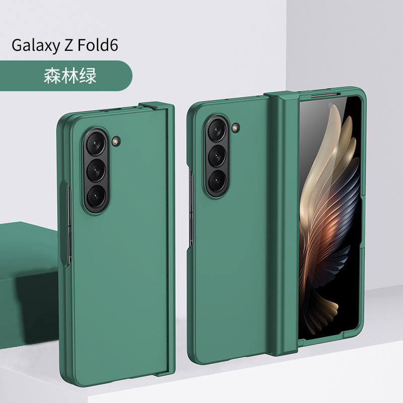 Bosque Verde piel-sensación caso duro-bisagra cobertura completa