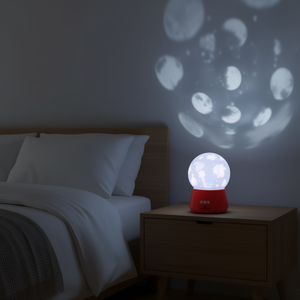 Proyector con rotación de 360 ​​grados, luz nocturna, globo LED multicolor, control táctil, enchufe USB para bebés y niños D0100HA861G - Product Image 2