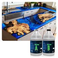 Prix usine Crystal Clear Easy Mix 3:1 A et B Résine époxy et durcisseur pour coulée profonde de 2 à 4 pouces pour Wood River Table Deep Casting
