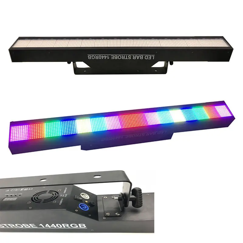 2 قطعة DJ عمود إضاءة LED ستروب 1440 RGB الفن-صافي 0.2W 16 بكسل التحكم DMX غسل ضوء متعددة الفيضانات المهنية استوديو للإيجار الأحداث