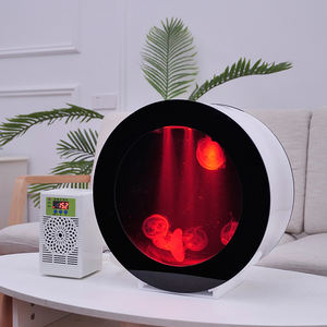 2025 petit rond acrylique méduse bureau Aquarium créatif en plastique aquarium pour usage domestique idée cadeau - Product Image 6