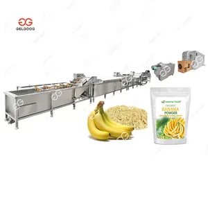 Plantain Flour Processing And Packaging Machine Banana Processing Manufacturing Plant Banana Powder Production Line