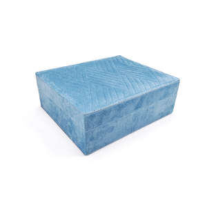 New Arrival PU da hình chữ nhật vòng Vòng cổ trang sức Bộ Quà Tặng Bao bì hộp đồ trang sức sang trọng lưu trữ hộp với khóa kim loại - Product Image 2