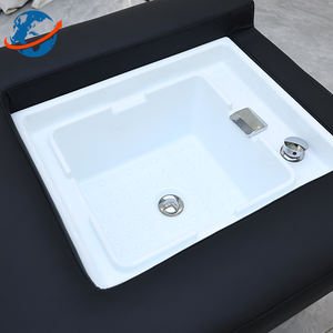 Hochwertige Friseursalon möbel Smart Electric Water Circulation Head <span class=keywords><strong>Therapy</strong></span> Waschen Shampoo Bett mit Pediküre - Product Image 6