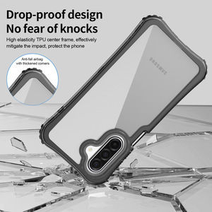 เคสโทรศัพท์กันกระแทกแบบใสพรีเมียมสำหรับ <span class=keywords><strong>Samsung</strong></span> A04S A14 A03S A73 A54 พร้อมสายคล้องคอ ป้องกันการตก ขอบกันกระแทกแบบถุงลม - Product Image 3