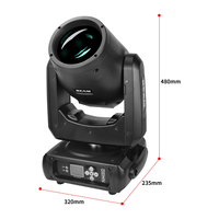 MINI 230W 7R Projecteur à tête mobile pour scène, idéal pour fêtes, concerts et spectacles