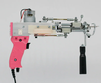 Machine à tapis manuelle 2 en 1 multicolores, coupe et boucle, AK-DUO, pistolet à tufting à poils courts avec capuchon d'engrenage, housse de protection