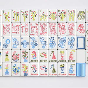 Tessere Personalizzate Moderne in Acrilico a Quattro Strati per Gioco del Mahjong, Gioco Familiare Adatto ai Bambini, Design Lussuoso ed Ecologico, Vendita all'Ingrosso - Product Image 1