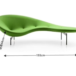 Sillón de Fibra de Vidrio Curvo en Forma de Guisante, Diseño Creativo y Personalizado para Hotel, Sala de Estar, Reclinable Artístico - Product Image 5