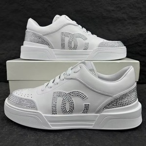 Chaussures de sport décontractées pour hommes, de luxe, haut de gamme, respirantes, à semelle épaisse, blanches, nouvelle collection - Product Image 5