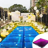 Pista de Baile LED Interactiva Premium de 21x21, Tablero Magnético con Software, Marco de Metal Ligero, Accesorios para Tiendas con Cable