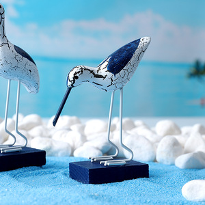 Figurine d'oiseau marin Mystic Arts en MDF, style méditerranéen, décoration d'intérieur, décoration de chambre à coucher sur le thème de l'océan - Product Image 1