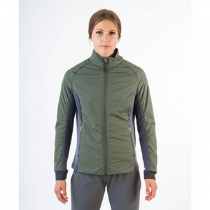 OVINDOLI giacca Varsity ibrida leggera da donna reversibile con motivo staccabile in poliestere in Nylon Spandex per l'autunno - Product Image 2