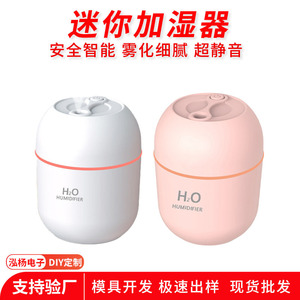 เครื่องทำความชื้นขนาดเล็ก H2O 76x76x95 มม. ใช้พลังงานจาก USB ทำงานเงียบ ใช้ได้ที่บ้าน สำนักงาน ห้องนอน - Product Image 4