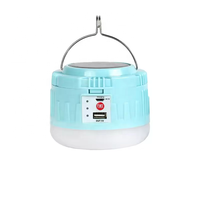 Lampe solaire d'urgence LED pour le camping 30W 50W DC5V Chargement de téléphone Intelligent USB led ampoule solaire rechargeable